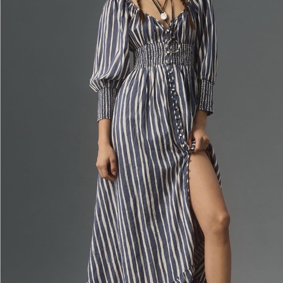 Anthropologie Sweatheart Midi dress - Picture 2 of 5